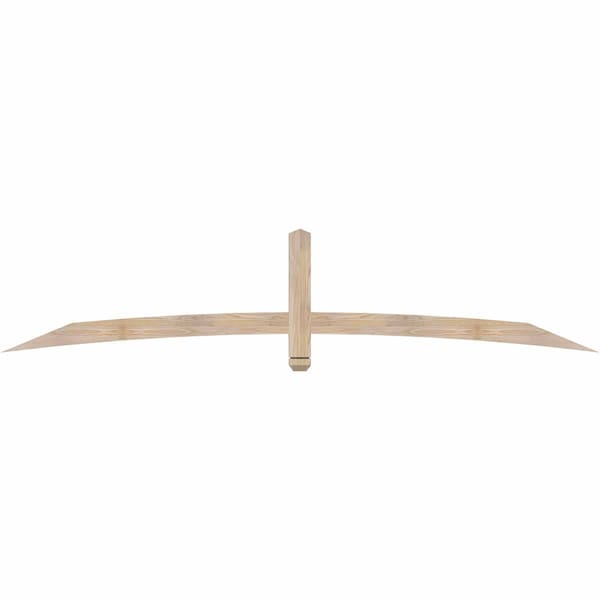 Ekena Millwork Bellingham Smooth Timber Gable Bracket, Douglas Fir, 96"W x 20"H x 1 1/2"D x 3 1/2"F, 5/12 Pitch GBW096X20X0204BEL00SDF - main